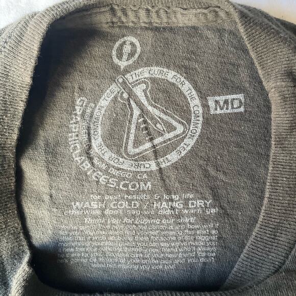 Graphic Lab Tees Men’s Short Sleeve T-shirt size M, Gray, Scoundrel - Picture 6 of 7